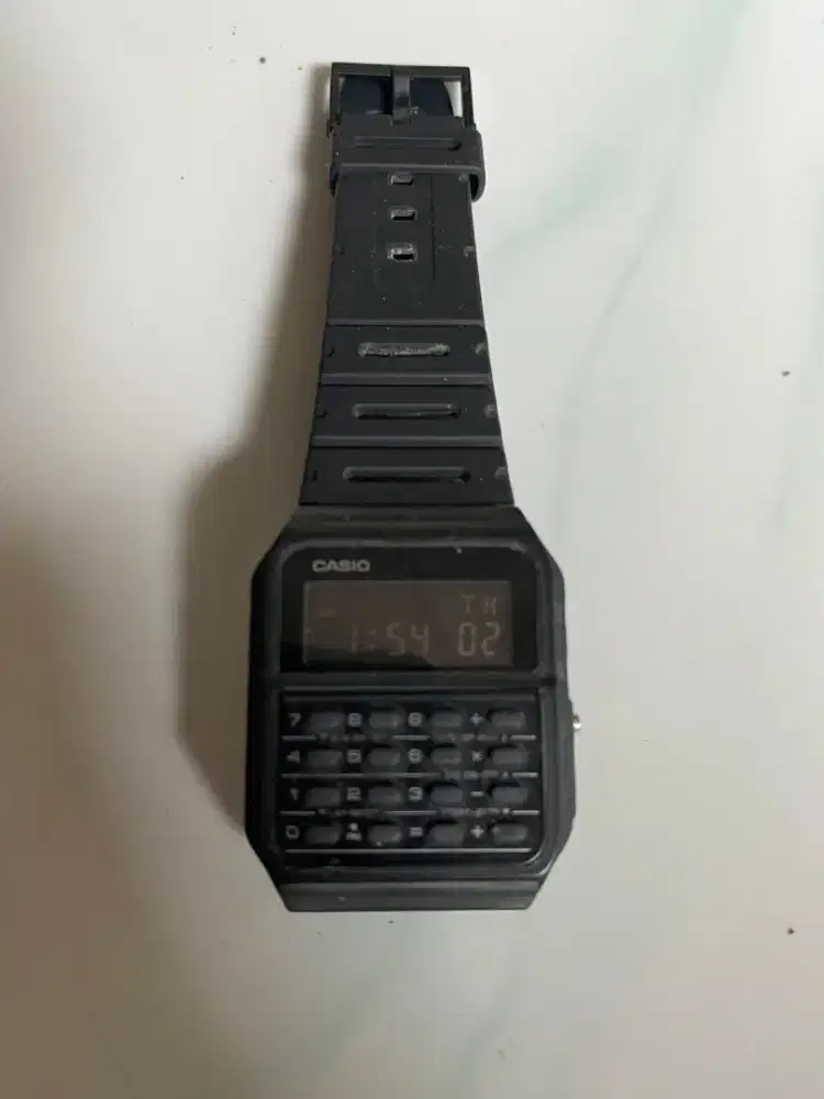 Jam Tangan Casio General CA-53WF-1B Digital Dial Black Resin Band