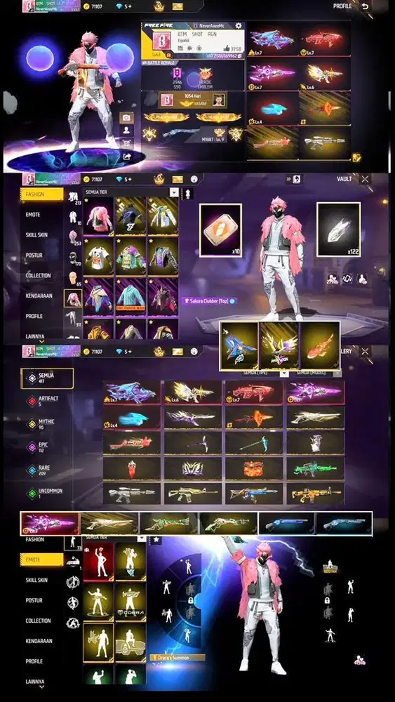 Jual akun ff langsung chat admin