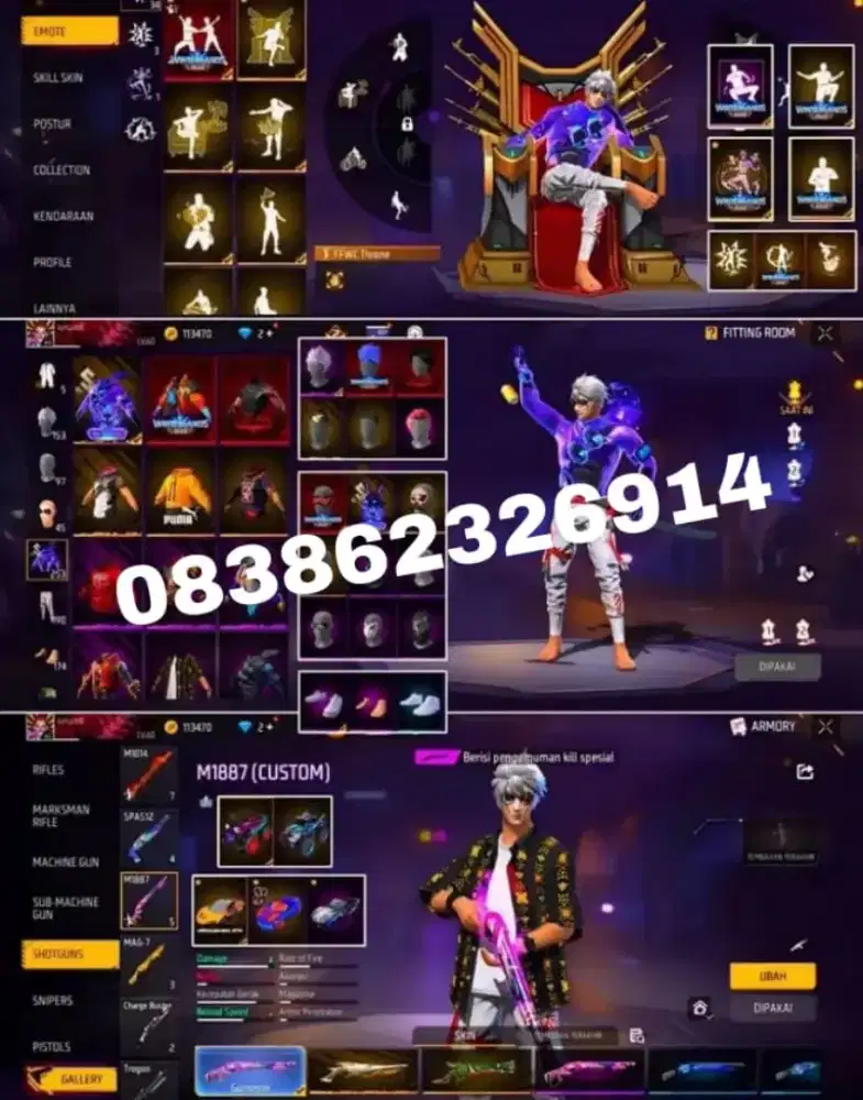 Akun ff murah spek gg berkualitas terjamin