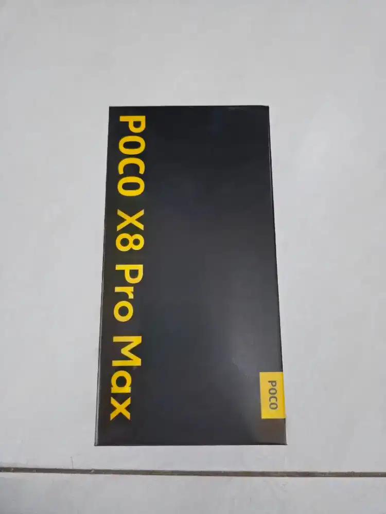 Dijual Poco X8 Pro Max Baru Hitam 12/512 Segel
