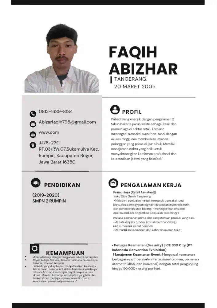 Siap bekerja penuh waktu