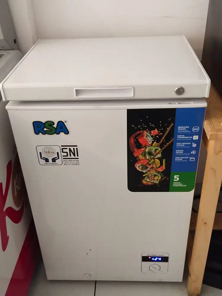 Jual cepat freezer RSA, kondisi bagus