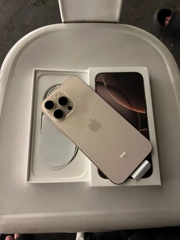 Iphone 16 promax 256gb ibox bnob non active ( dessert titanium )