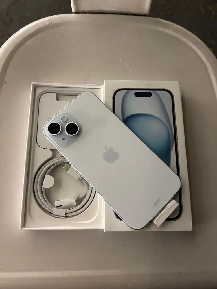 Iphone 15 128gb ibox bnob non active ( blue )