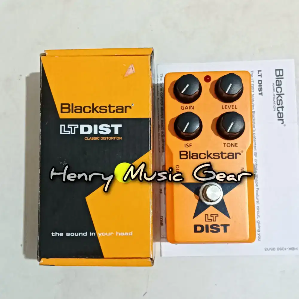Blackstar LT Distortion Efek Gitar Fullset Secondhand