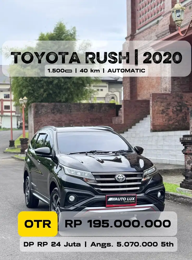 Toyota Rush 2020 Bensin