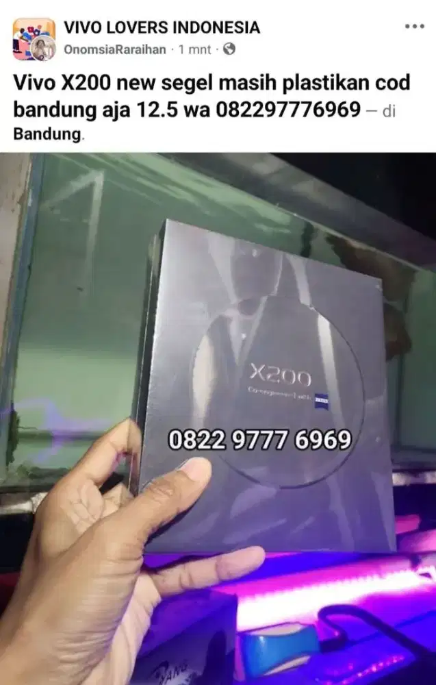 Vivo X200 new baru segel masih plastikan