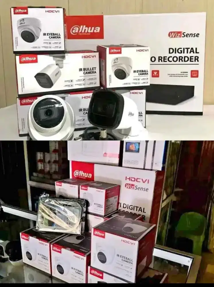 Paketan cctv lengkap hikvision hilook dahua