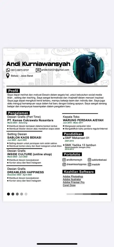 Menjari Pekerjaan Design Photoshop/coreldraw