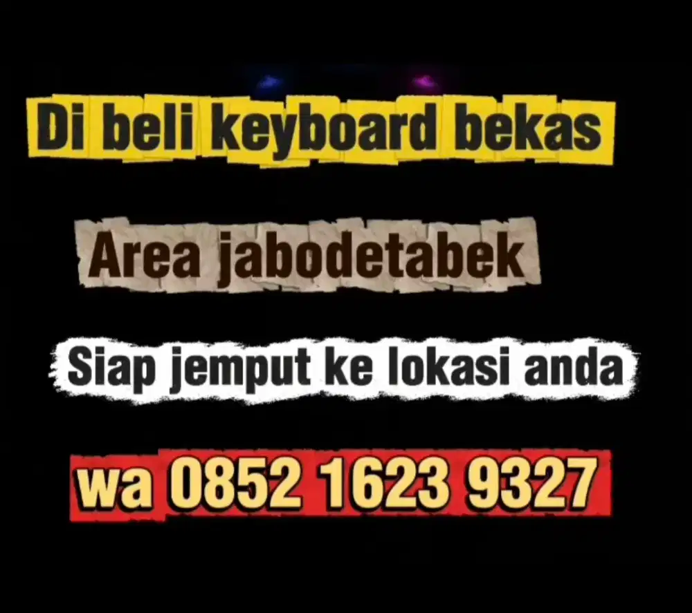 Dl BELl KEYB0ARD BEKAS