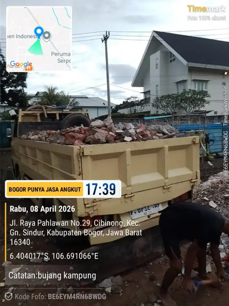 Jasa pengurugan puing dan tanah