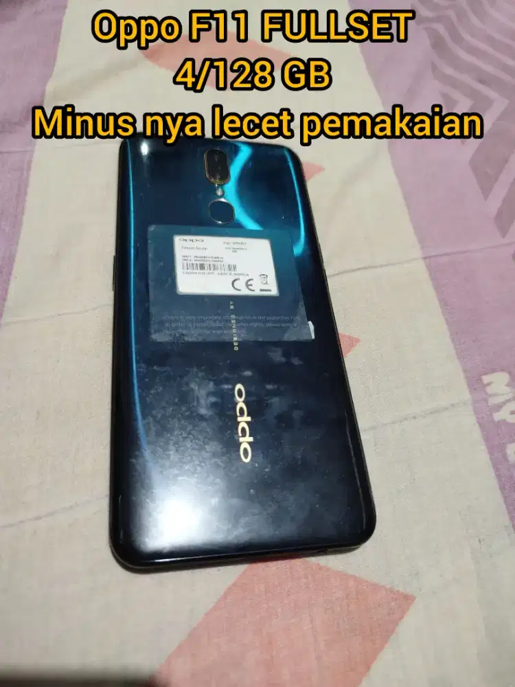 Hp Oppo F11 4/128 GB Fullset