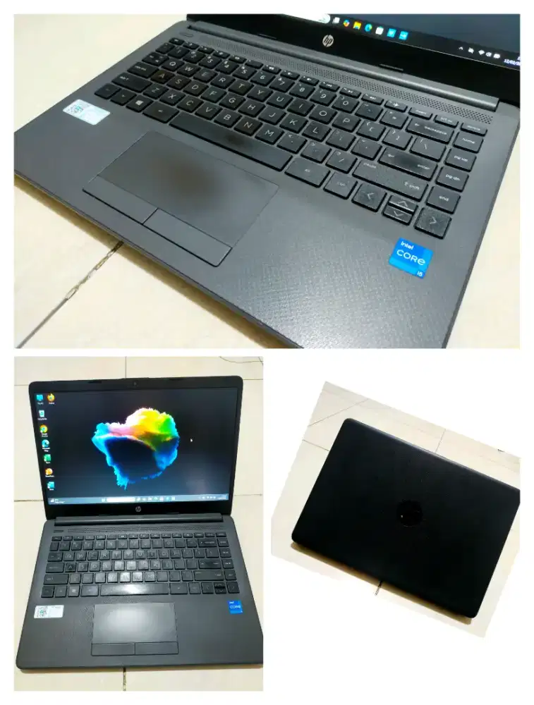 Dijual laptop Hp 14 240 G8 Intel i5 gen 11 ram 8GB DDR4 SSD 512GB Wn11