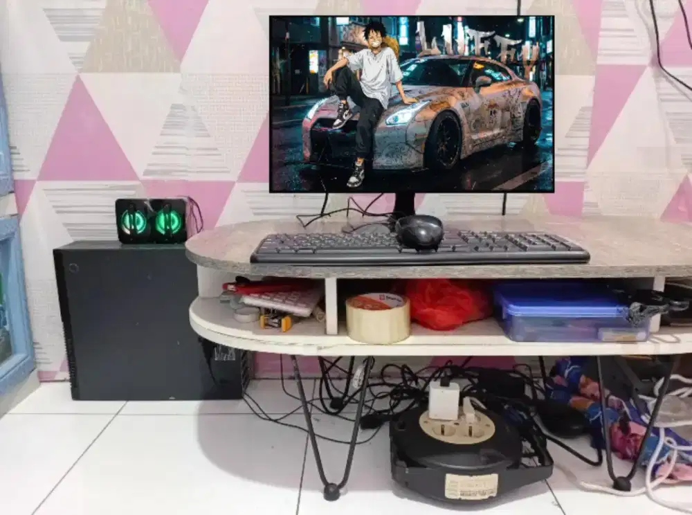 PC GAMING FULSET + LCD + RAM 8 GB + VGA 1 GB + HD 500 GB + GAMES APP