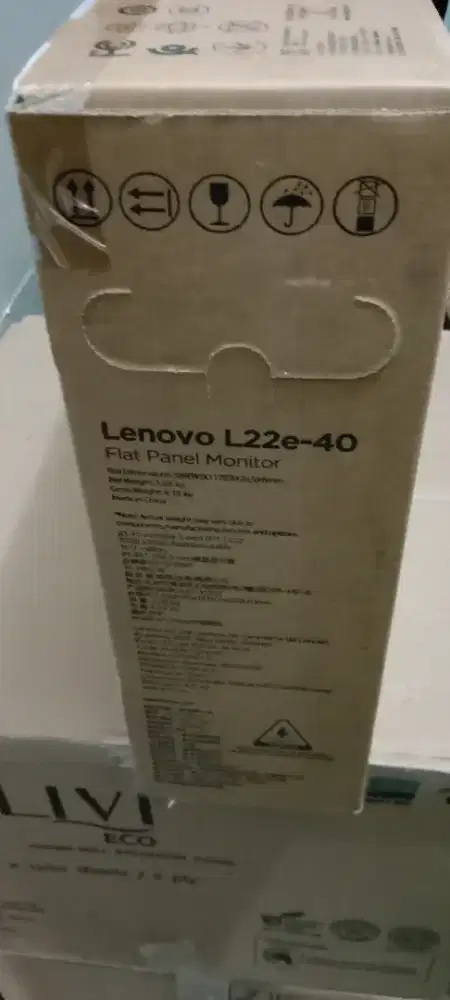 Jual monitor Lenovo L22e kondisi baru stok gudang tinggal 3 unit