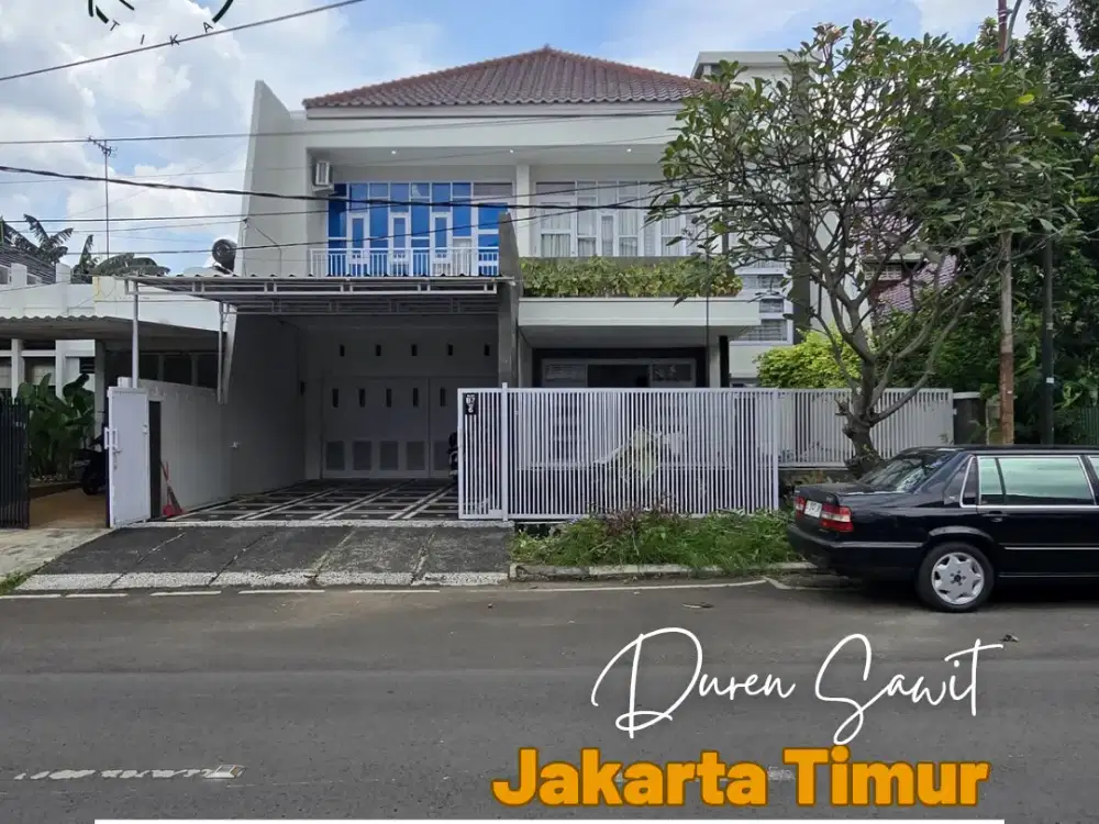 rumah second jalan super lebar di Duren Sawit Jaktim