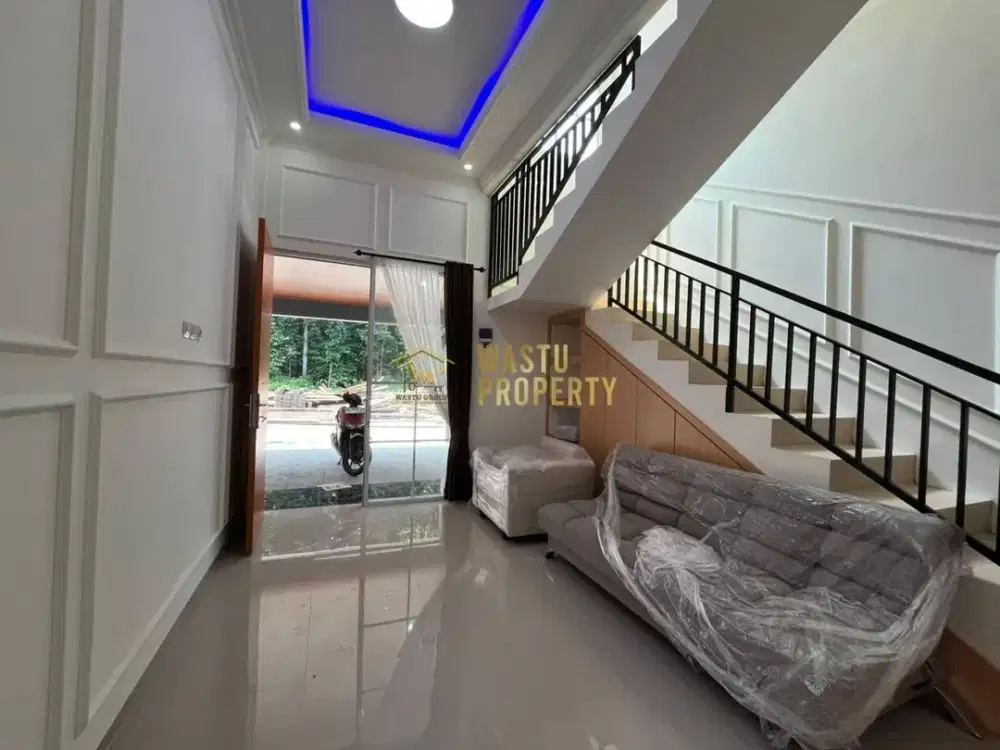 RUMAH MEWAH FREE FURNISH, DALAM PERUMAHAN DEKAT SMA N 1 NGEMPLAK