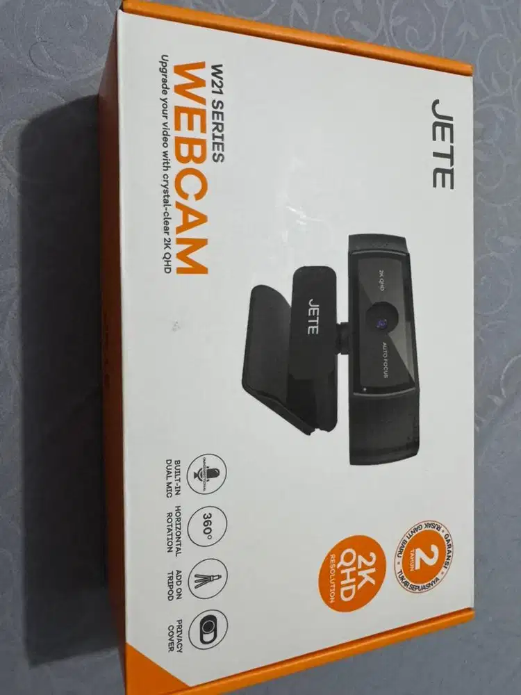 Webcam JETE W21 Series 2K QHD Auto Focus + Dual Mic