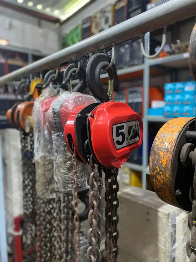 Chainblock katrol bekas 5 ton bekas Kondo bekas second chainblock