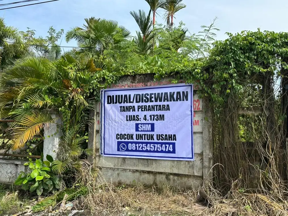 Tanah Strategis pinggir jalan raya