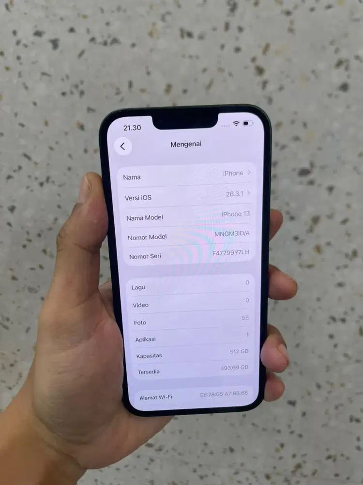 iphone 13 512 green second ibox mulus