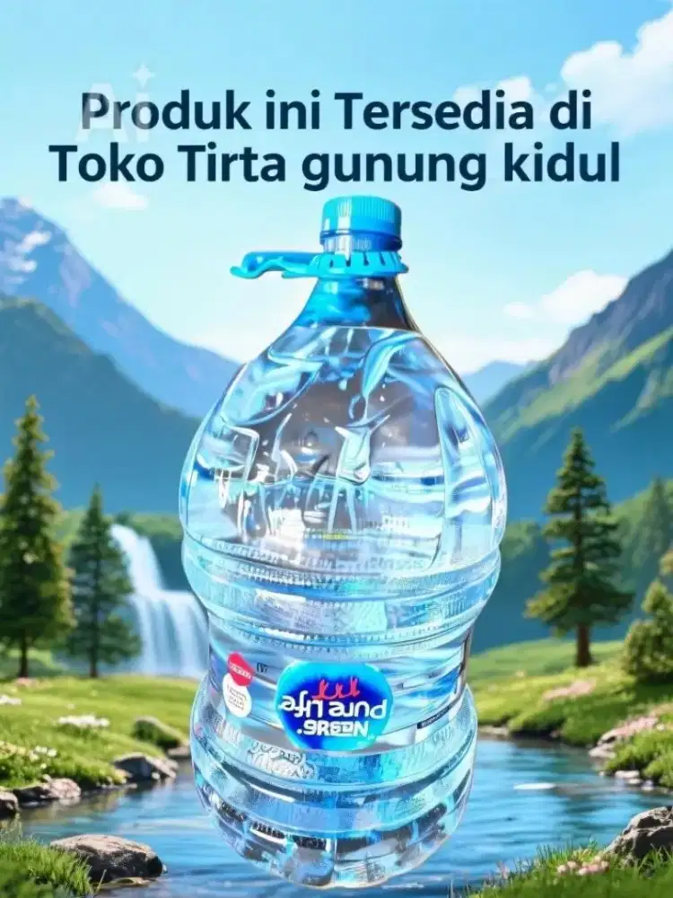 Antar antar galon pakai viar dan motor