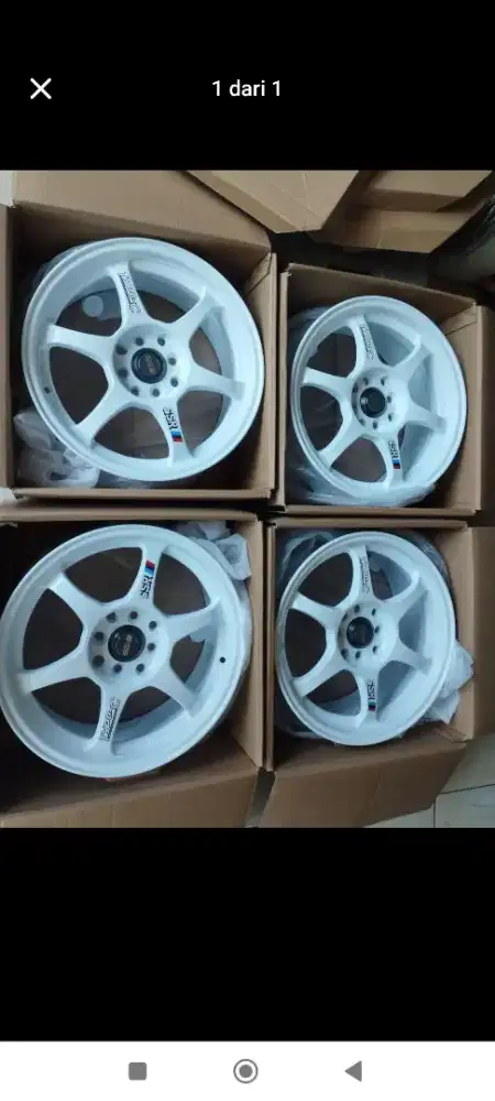 Dijual..4pc velg ssr type C R16