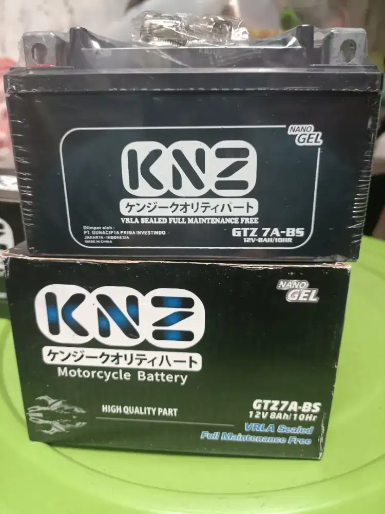 Aki Motor Kering GTZ7A-BS untuk Ninja 250, Ninja RR Mono, Zx 250dll