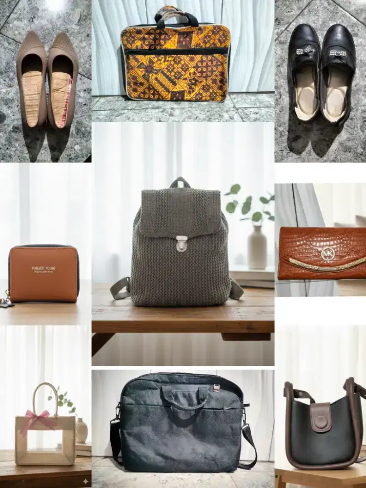 Tas, dompet dan sepatu