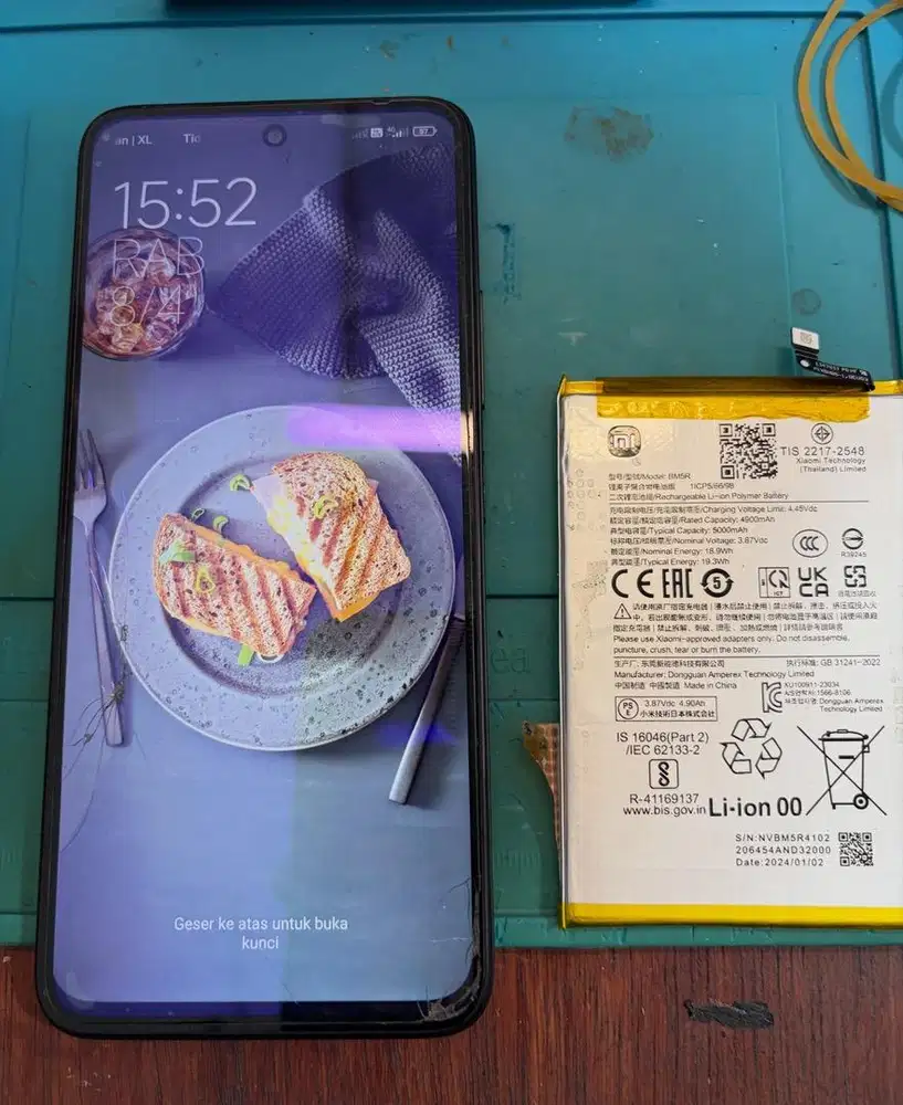 Ganti baterai redmi 12 bergaransi