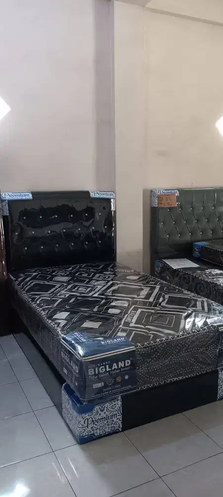 READY DIVAN SET SPRINGBED UK 120 BIGLAND