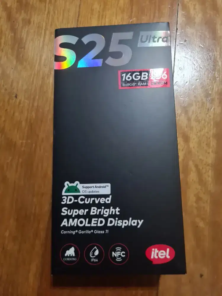 ITEl S25 Ultra Black 16 GB RAM 256GB ROM