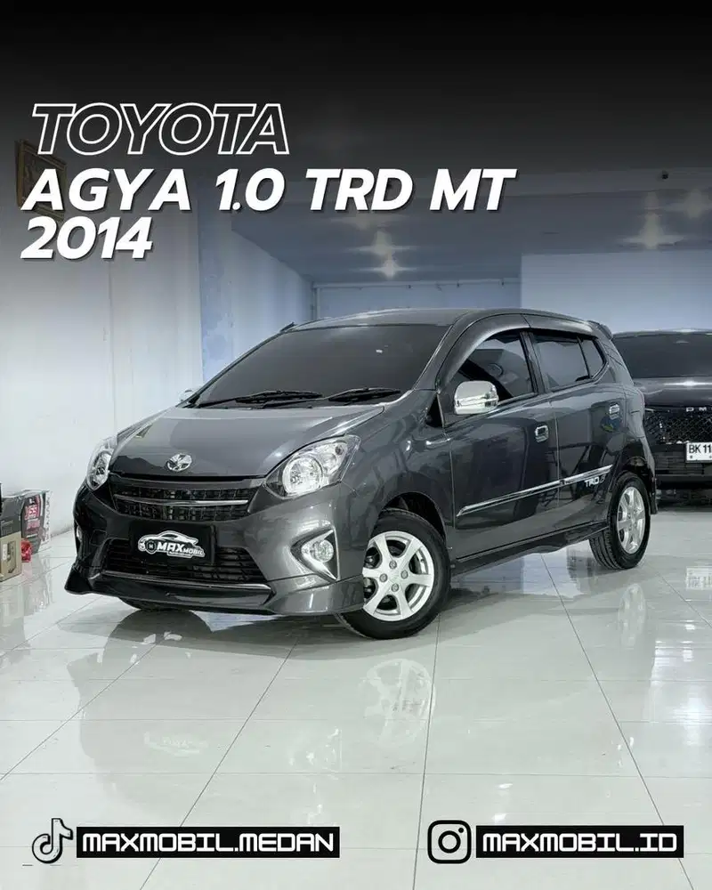[DP 27 JT‼️] TOYOTA AGYA 1.0 G TRD MT 2014 pemakaian 2015