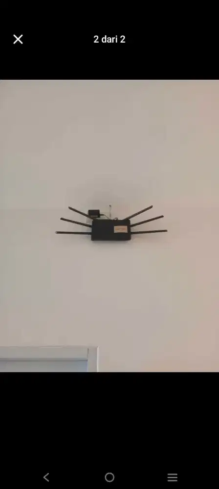 Repeater Router Wifi Lantai 2