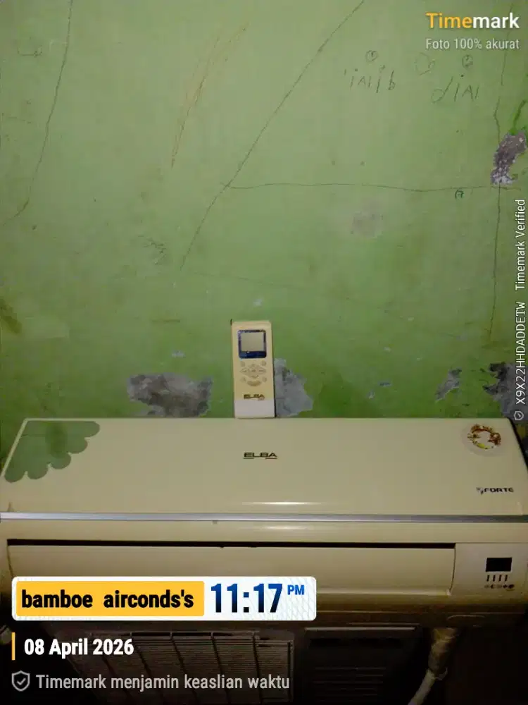 Ac 1/2 PK  dingin bangett & original sampe remote² nya