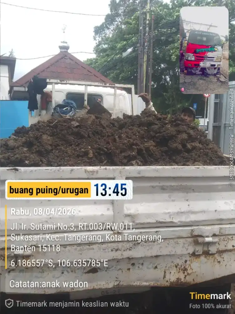 Angkut puing dan sampah proyek