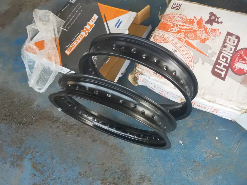 VELG TK JAPAN 2 BARU UK 17 X 215 , 17 X 250 ,ORI SEGEL LUM TERPAKAI BU