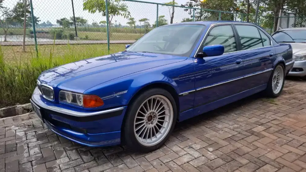 Bmw 735iL M62B36 V8 AT Biru metalik full upgraded alpina collector