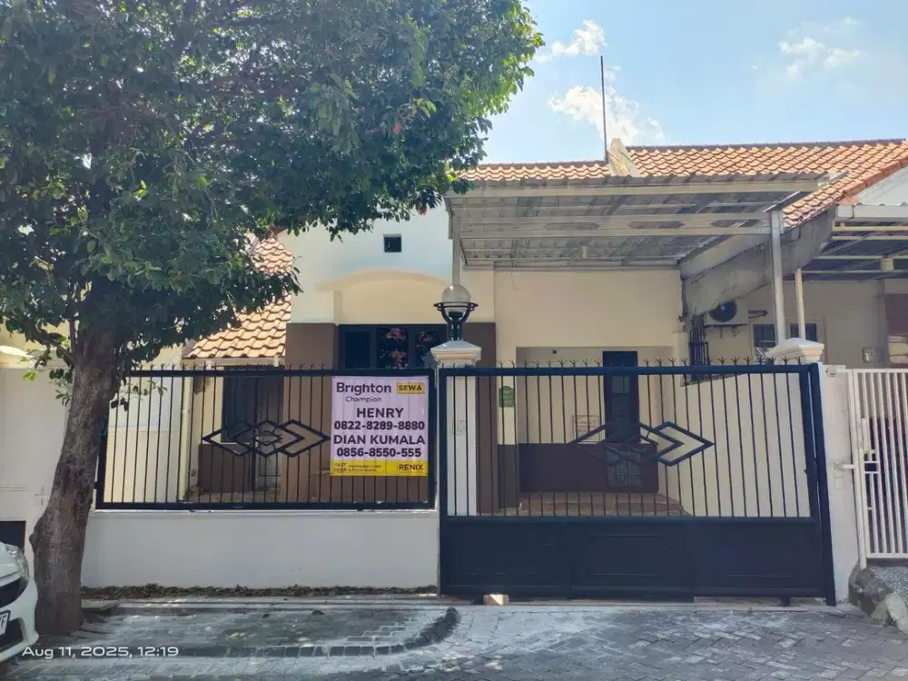 Rumah asri siap huni disewakan di Citraland