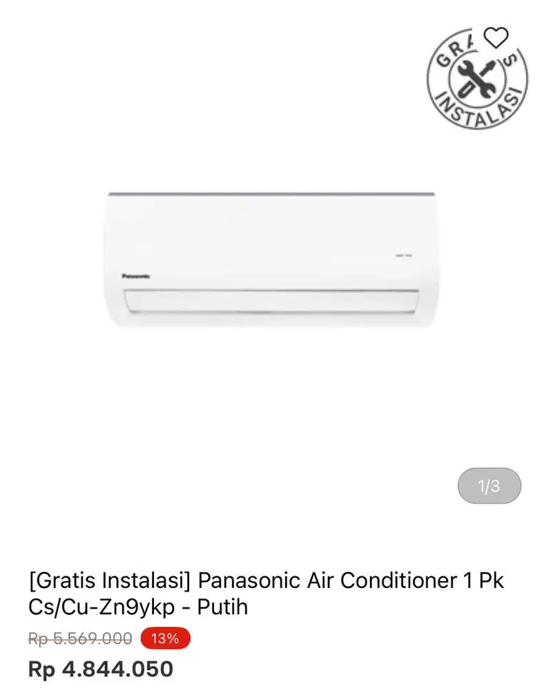 AC PANASONIC STANDAR 1pk