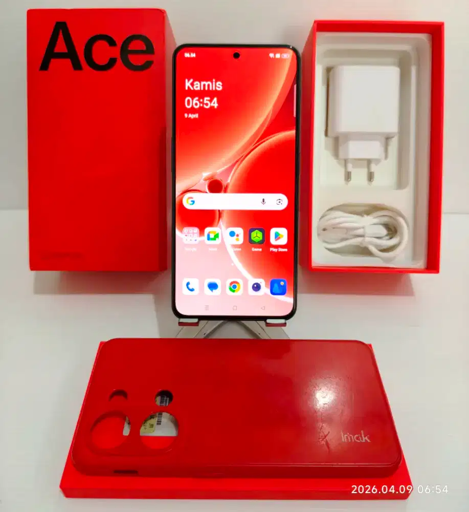Oneplus Ace 2V 12/256 Gb Fullset Likenew 99% Ori Bea Cukai bs TT/BT