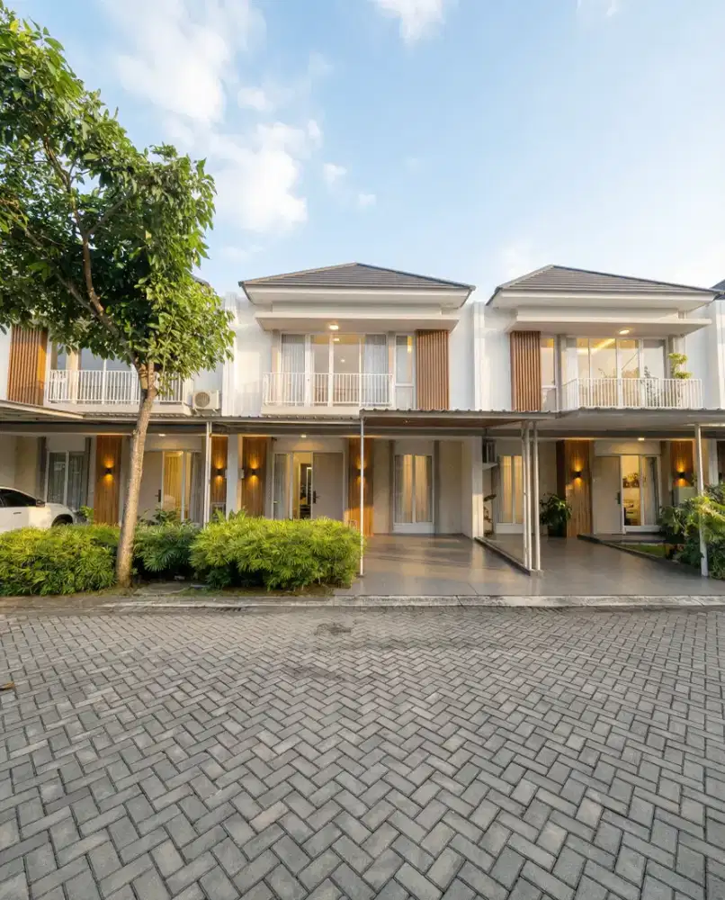 Rumah cantik full furnished Di cluster Nara Gading Serpong