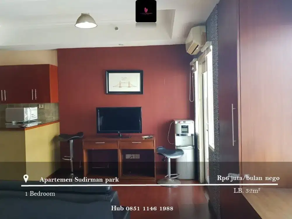 Disewakan Apartement Sudirman Park High Floor 1BR Full Furnished