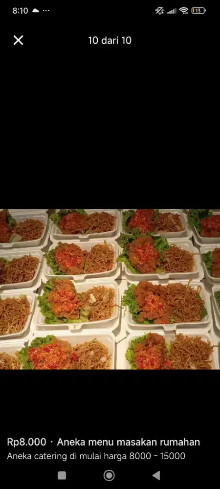 Jual makanan minimal order 10pack