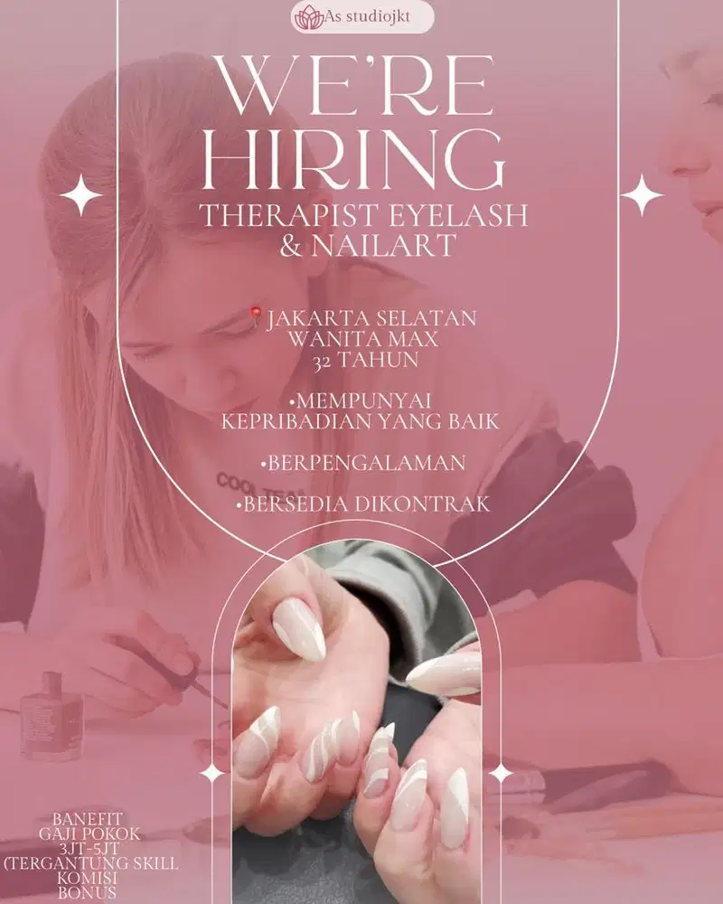 Therapist eyelash & nailart