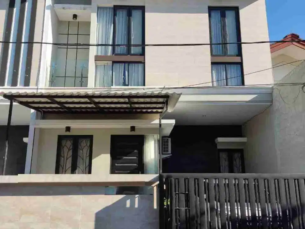 DIJUAL RUMAH PONDOK TJANDRA SEMK FURNISH BAGUS CLUSTER DUKU