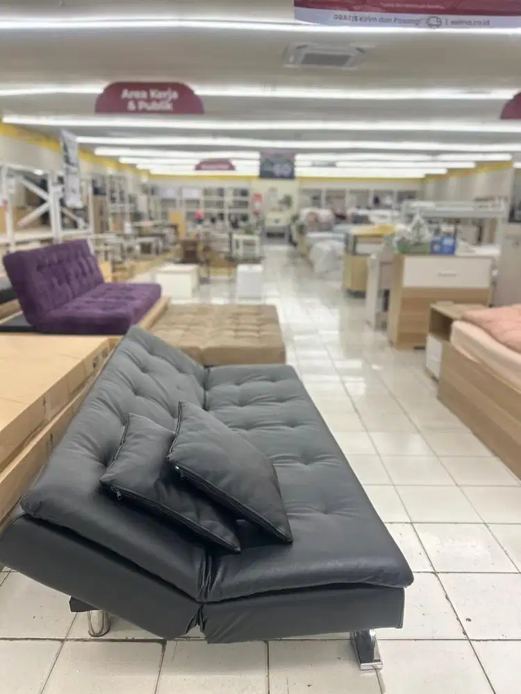 Sofa bed kulit multifungsi