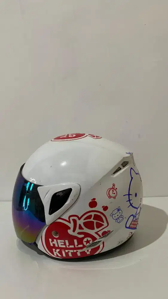 Helm gm hello kitty anak