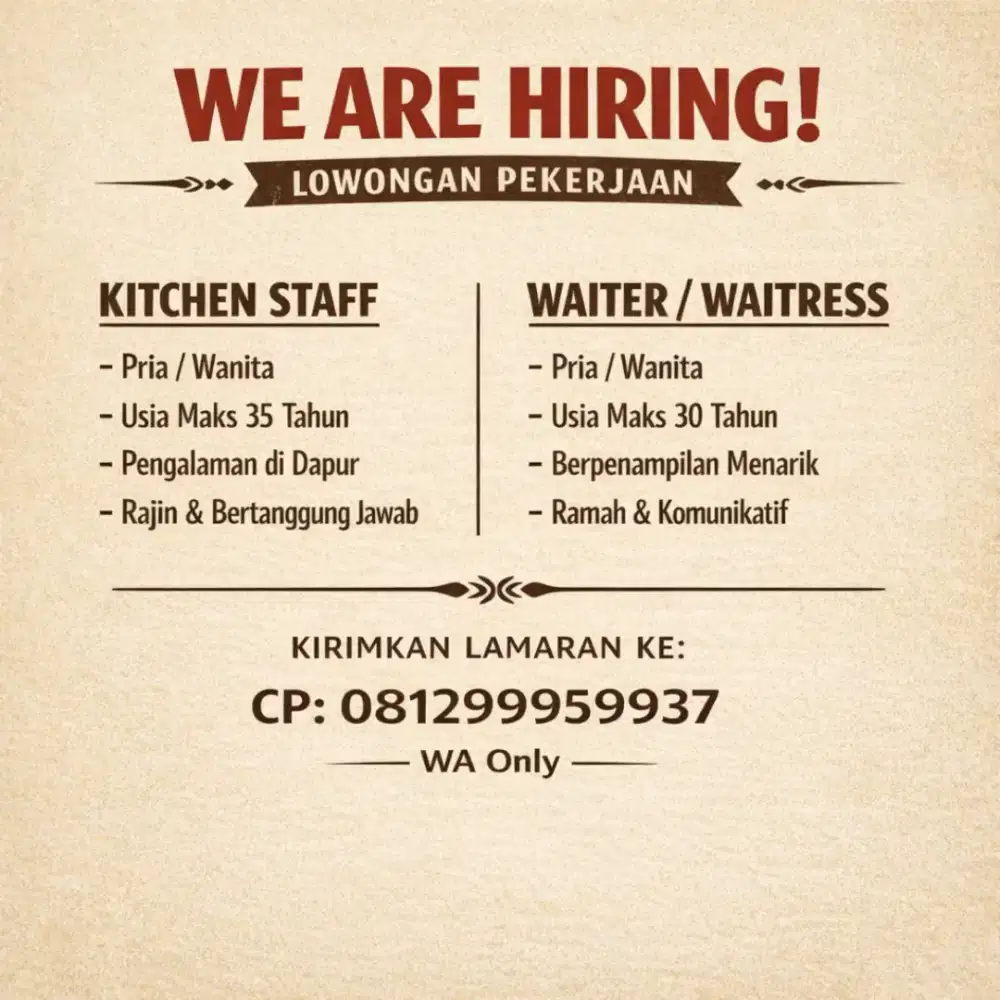 Lowongan kerja daerah medan