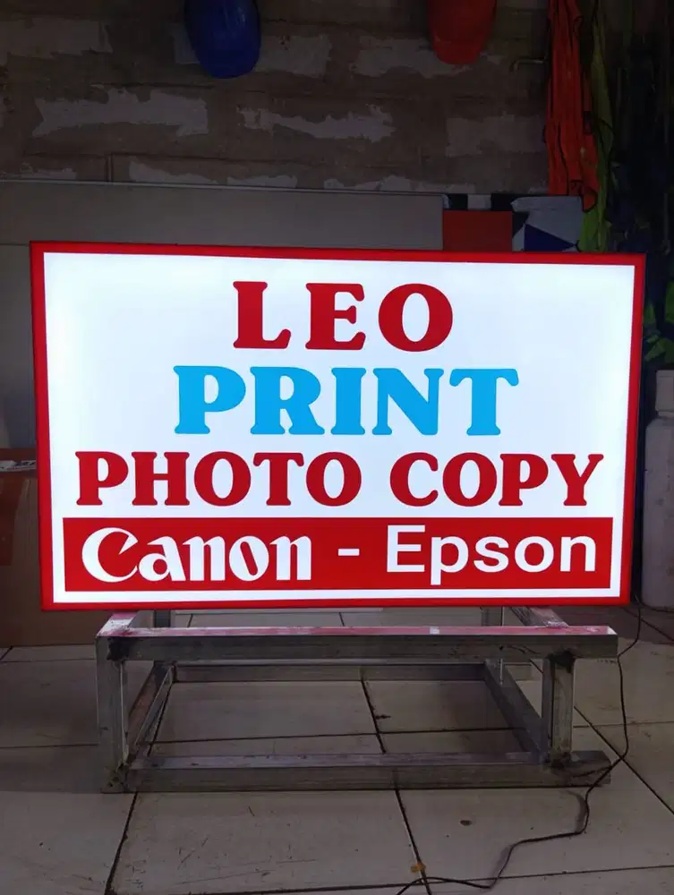 Neon box | Akrilik | papan nama | logo custom | billboard | murah